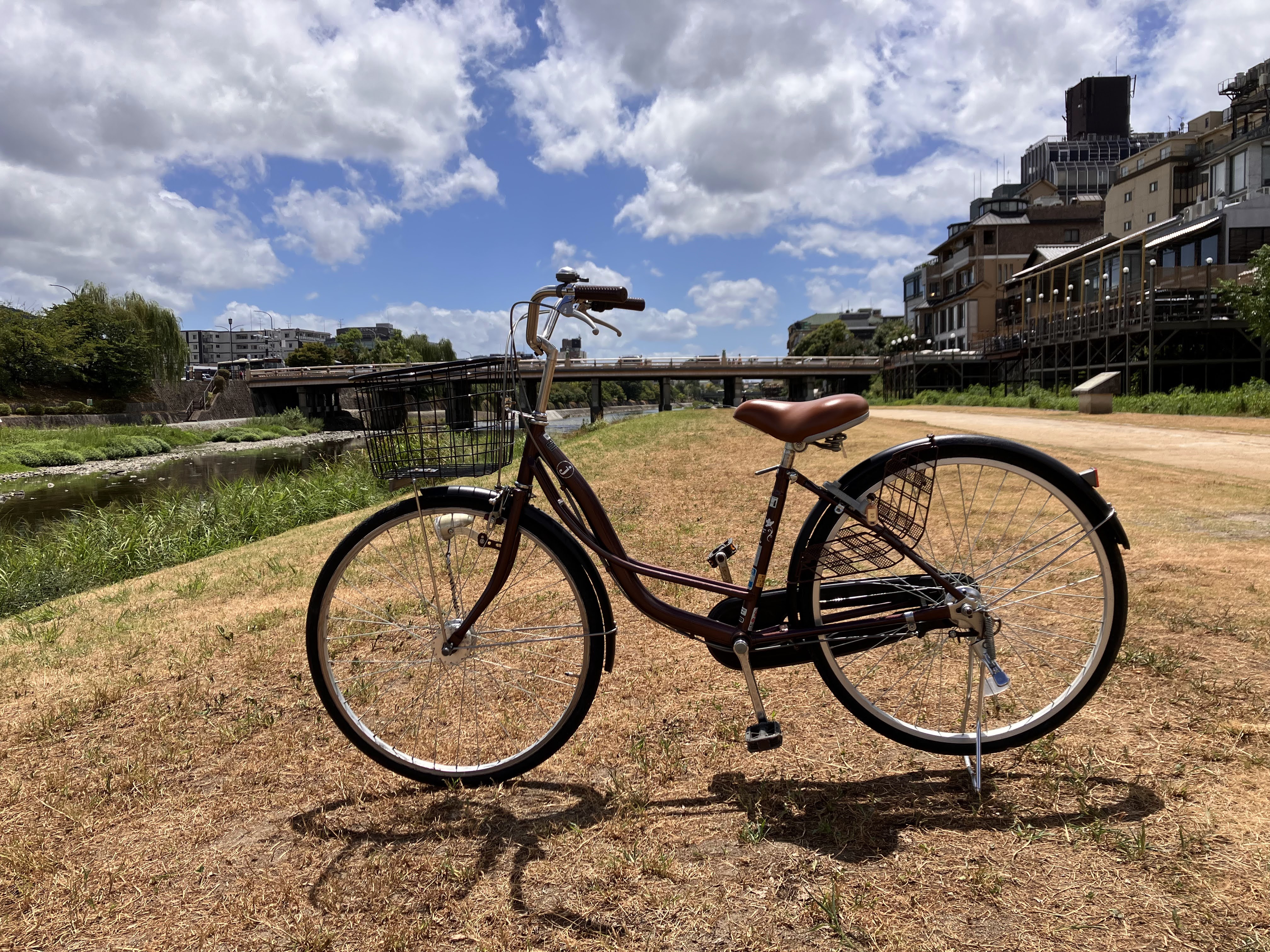 京都市鴨東駐車場レンタサイクル使用自転車