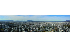 京都タワー・展望室内からの眺め